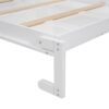 Full Size Murphy Wall Bed With Shelves And LED Lights - White - Image 9