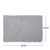 Charming Acrylic Throw Blanket With Knitted Design - Silver - Image 3
