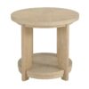 Clove - Round Accent Table - Tan - Image 2