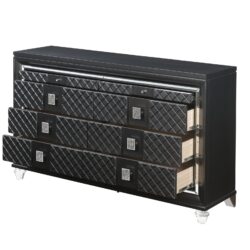 Sawyer - Metallic Dresser - Gray