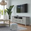 Amherst - Wide TV Media Stand - Fog Gray - Image 9