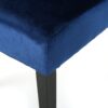 Elegant George Hi Back Dining Chair (Set of 2) With Tufted Velvet - Navy Blue - Image 14