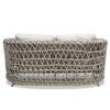 Everly - Frame Barrel Deep Seating Patio Loveseat Sofa Axroma Olefin - Oat Beige - Image 5