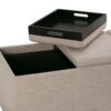 Avalon - Storage Ottoman - Natural - Image 7
