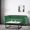 3 Seater Sofa - Emerald - Image 4