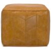 Morden - Square Pouf - Brown - Image 2