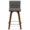 Roland - Swivel Counter Height Stool - Gray - Image 4