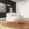 Andrew - Boucle Sofa - Beige / Ivory White / Light Beige / White - Image 6