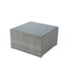 6 Pieces PE Rattan Sectional Outdoor Furniture Cushioned Sofa Set Wicker - Gray - Image 6