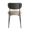 Boucle Modern Kitchen Dining Chair With Ash Veneer Bentwood Back (Set of 2) - Brown - Image 10