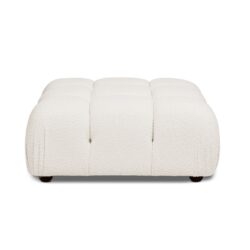 Marcel - Bubble Modular Modern Cocktail Ottoman - Ivory White