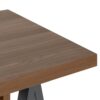 Sawhorse - Solid Walnut Veneer And Metal Desk - Walnut - Image 5
