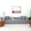 Mason - Mid Century Modern Luxury Tight Back Curvy Couch - Gray - Image 6