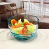 Swirl Acrylic Serving Bowls Unbreakable Small Plastic Bowls Soup And Salad Bowls Bpa Free - Blue - Image 4