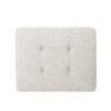 Ottoman With Birch Wood Legs And Cushioned Top For Comfort - Ivory - Image 7