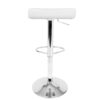 Ale - Contemporary Adjustable Barstool (Set of 2) - White - Image 5