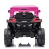 12V7A*1 30W*4 One Button Start, Forward And Backward, High And Low Speed, Music, Front Light, Power Display, Two Doors Can Open, 2.4G R / C, Seat Belt Four Wheel Absorber Kids Ride On Car - Pink - Image 6