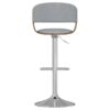 Lowell - Adjustable Swivel Bar Stool - Stone Gray - Image 4