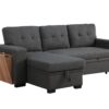 3 Piece Upholstered Sectional - Dark Gray - Image 12