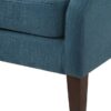 Irwin - Linen Button Tufted Wingback Chair - Blue - Image 5