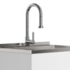 Metro - Laundry Cabinet & Faucet And Stainless Steel Sink - White - Image 6