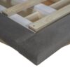Queen Size Upholstered Hydrualic Platform Floating Bed With LED Light And USB Port - Gray - Image 17