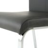 Modern Dining Chair (Set of 2), Upholstered With Cloth And Electroplated Metal Legs For Home Furniture - Charcoal Gray - Image 6