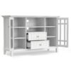 Bedford - Tall TV Media Stand - White - Image 2