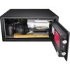 0 79 Cu Ft Biometric Security Safe - Black - Image 4