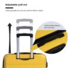 Hardshell Suitcase Spinner Wheels Pp Luggage Sets Lightweight Durable Suitcase With Tsa Lock, 3 Piece Set (20/24/28) - Yellow - Image 14