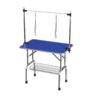 Large Grooming Table For Pet Dog And Cat With Adjustable Arm And Clamps Large Heavy Duty Animal Grooming Table - Blue - Image 4