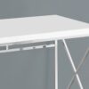 Computer Desk For Home Office, Laptop, Glossy Contemporary & Modern - White - Image 2