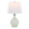 Gloria - Round Contemporary Lamp (Set of 2) - Clear Recycled Spanish / Chrome / White - Image 3
