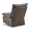 Detachable Chenille Single 360 Swivel Rocking Rocker, 360 Swivel Sofa Chair & Single Sofa Lounge, Comfortable Seating For Living Room & Bedroom, 1 Piece - Dark Gray - Image 8