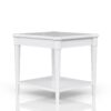 End Table With Storage Drawer - White - Image 3