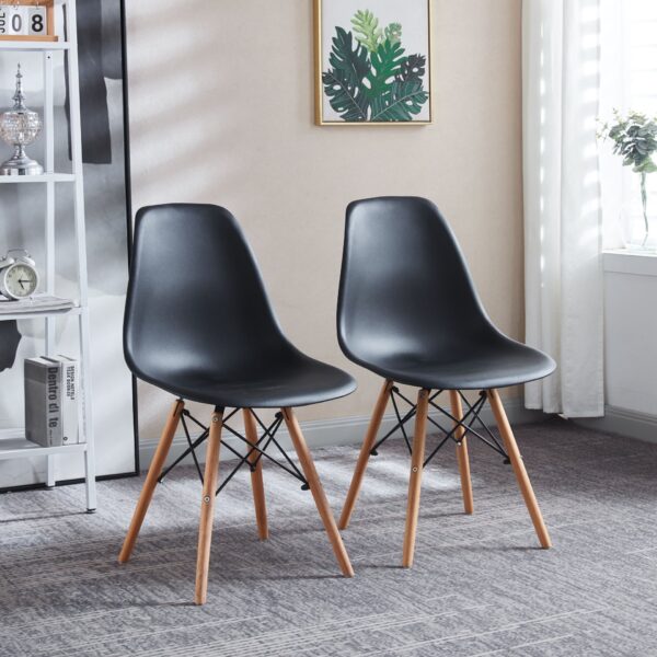 Dining Room, Living Room Chair, (Set of 2) - Black