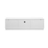 Modern Minimalist TV Stand For TVs Up To 75", Entertainment Center Media Console Cabinet With Adjustable Shelves For Living Room - White - Image 23