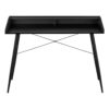Computer Desk For Home Office, Laptop, Storage Shelves, Contemporary - Black - Image 2