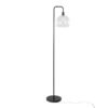 Metro - Contemporary Floor Lamp - Oil Bronze / Clear Seeded - Image 4