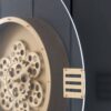 Round Moving Gear Roman Numeral Clock - Multicolor - Image 12