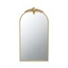 Arched Wall Mirror With Metal Frame, Wall Mirror For Living Room Bedroom Hallway - Gold - Image 2