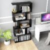 5 Layer Simple Household Black Bookshelf - Black - Image 4