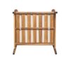 Mid Century Modern Outdoor Lounge Chair With Cushions Solid Wood For Patio, Garden, Balcony - Teak - Image 15