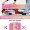 Hardshell Luggage Sets 3 Piece Gradient Color Expandable Suitcase With Spinner Wheels And Tsa Lock Lightweight 20" 24" 28" Available - Pink / Yellow - Image 14