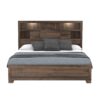 Plinz - King Bookcase Bed - Brown - Image 2