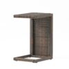 Bucharest - End Table C Shaped Side Table Rattan - Brown - Image 8
