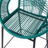 Ferrara - Outdoor Patio Teal Barstool (Set of 2) - Teal - Image 14