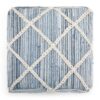 Cowan - Square Pouf - Blue / Natural - Image 5