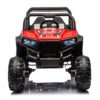 12V7A*1 30W*4 Four-Wheel Drive Leather Seat One Button Start, Forward And Backward, High And Low Speed, Music, Front Light, Power Display, Two Doors Can Open, 2.4G R / C, Seat Belt Four Wheel Absorber - Red - Image 3
