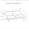 Livingston - Upholstered Sofa - Mist Gray - Image 11
